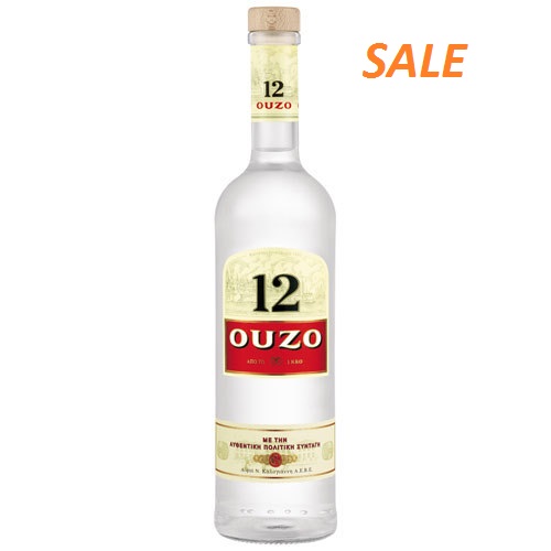 12 Ouzo Liqueur 750ml
